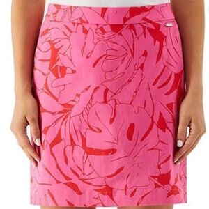 NWT Rafaella Women's Pink/Red Stretch Skort - size XXL